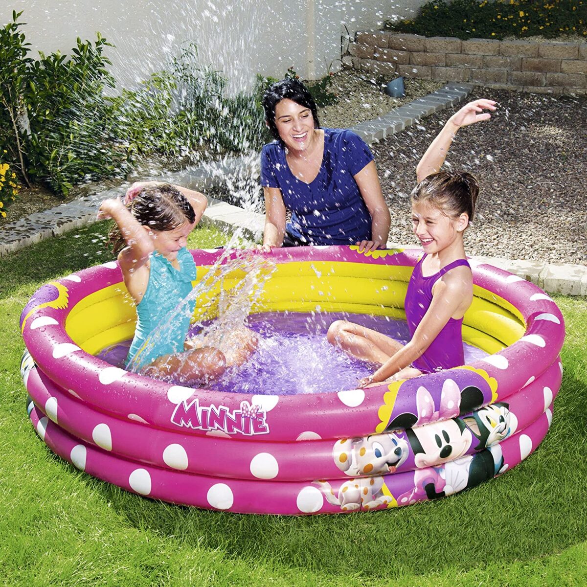 Disney Minnie Mouse Inflatable Pool Pink 122 x 25 cm - Image 2