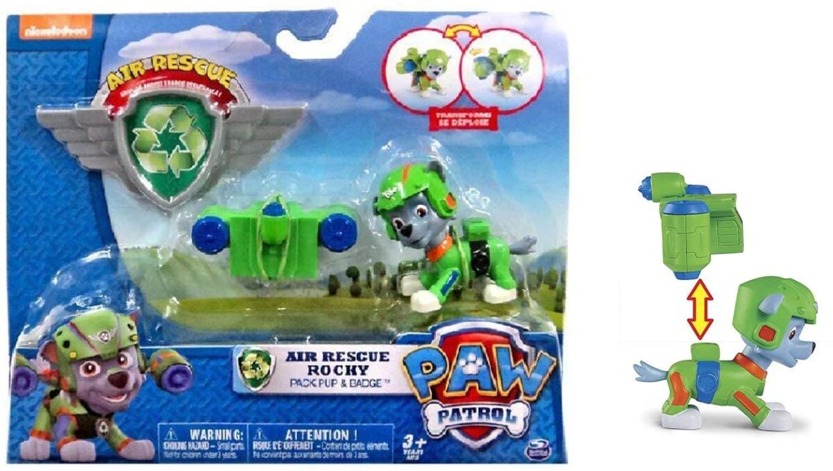 Paw Patrol Aereo Fig Transformable - Rocky - Image 3