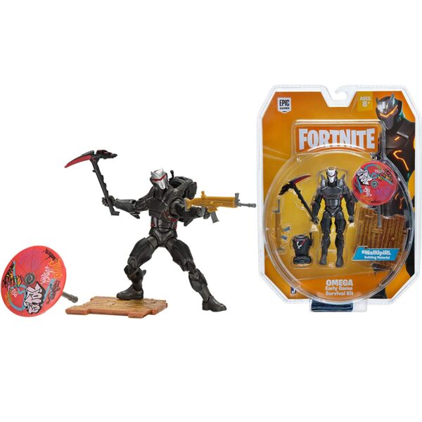 Fortnite Early Game Survival Kit Figure Pack, Omega