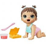 Baby Alive Lil Snacks Baby Doll - BrownHair