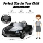 Bentley Mulsanne 12V Ride On Cars, Black - Image 7