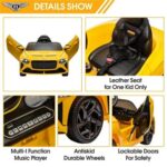 Bentley Mulsanne 12V Ride On Cars, Yellow - Image 3