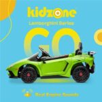 Lamborghini Aventador SV Battery Powered Sports Ride On Cars , Green - Image 2