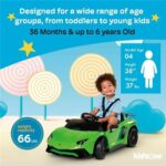 Lamborghini Aventador SV Battery Powered Sports Ride On Cars , Green - Image 5