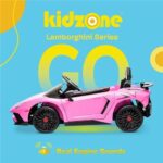 Lamborghini Aventador SV Battery Powered Sports Ride On Cars , Pink - Image 2