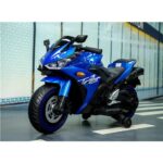 Kids 12V Powered Ride Ons Motorcycle , Blue - Image 6