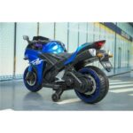 Kids 12V Powered Ride Ons Motorcycle , Blue - Image 4