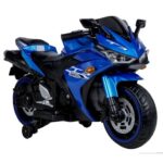 Kids 12V Powered Ride Ons Motorcycle , Blue