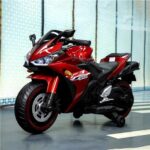 Kids 12V Powered Ride Ons Motorcycle , Red - Image 8