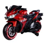 Kids 12V Powered Ride Ons Motorcycle , Red - Image 3