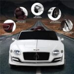 Bentley Mulsanne 12V Ride On Cars, White - Image 3