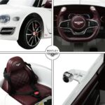 Bentley Mulsanne 12V Ride On Cars, White - Image 5