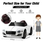 Bentley Mulsanne 12V Ride On Cars, White - Image 7